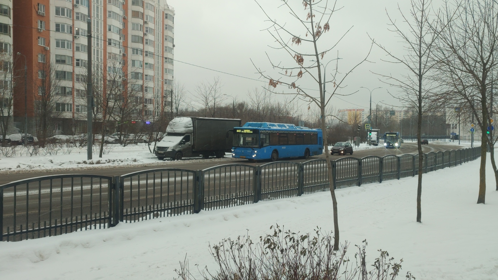 Автобус ЛиАЗ-5292.71 / борт№ 191510 / маршрут 643 / 15.12.2024 г. смотреть онлайн