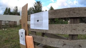 Отстрел с Хатсан Страйкер Эдж 4,5мм 12метров люман 0,68 гр