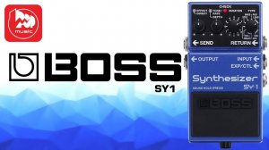 Гитарная педаль BOSS SY-1 с эффектом синтезатора (подходит и для бас-гитары)