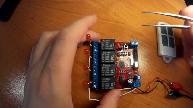 Радиореле на 4 канала