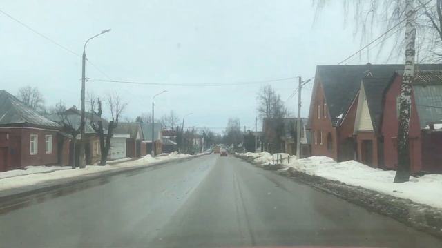 Поездка в город. Достопримечательности Зарайска и его окрестностей. Перезалив видео.
