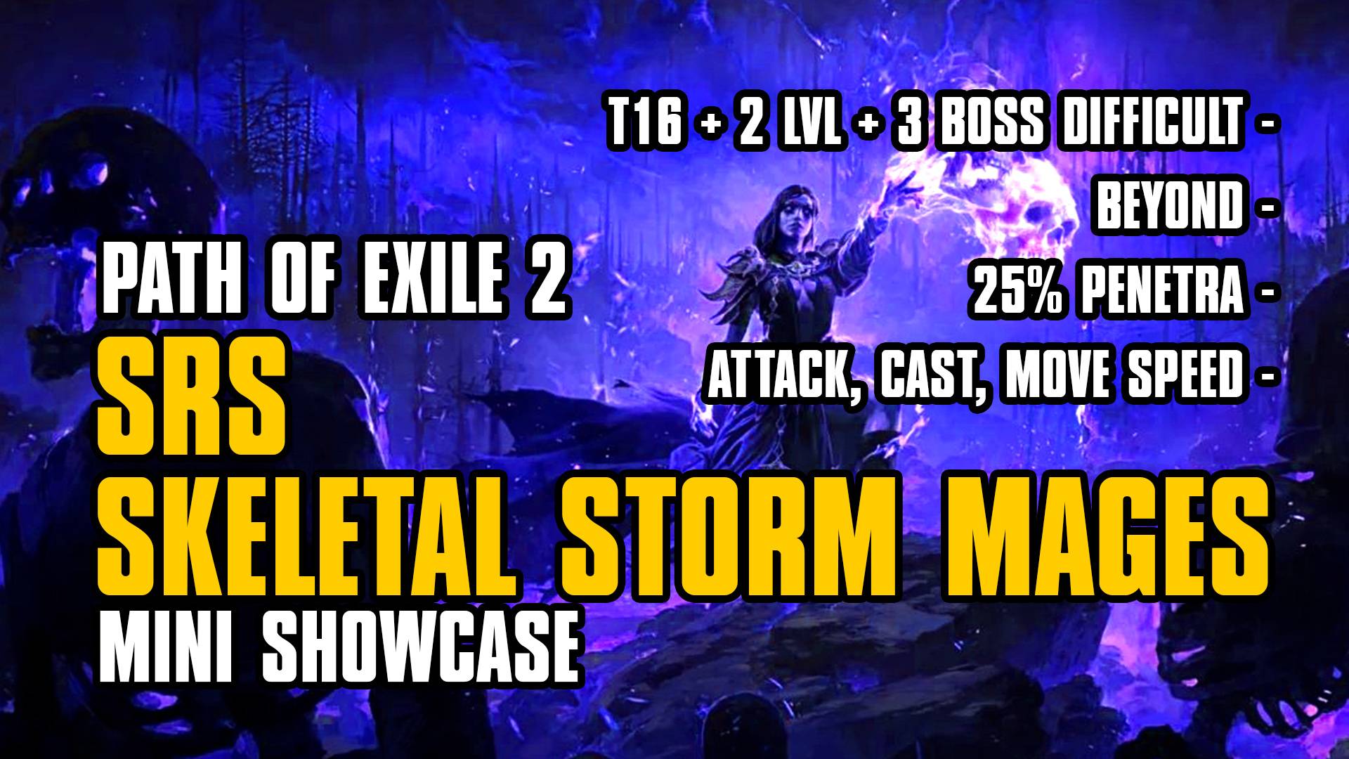 SRS SKELETAL STORM MAGES | T16 + 2 lvl + 3 BOSS DIFFICULT | PENETRA | INFERNALIST | PATH OF EXILE 2