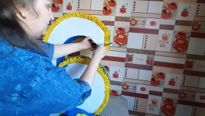Обьёмная цифра шесть своими руками на день рожденье.часть 1.