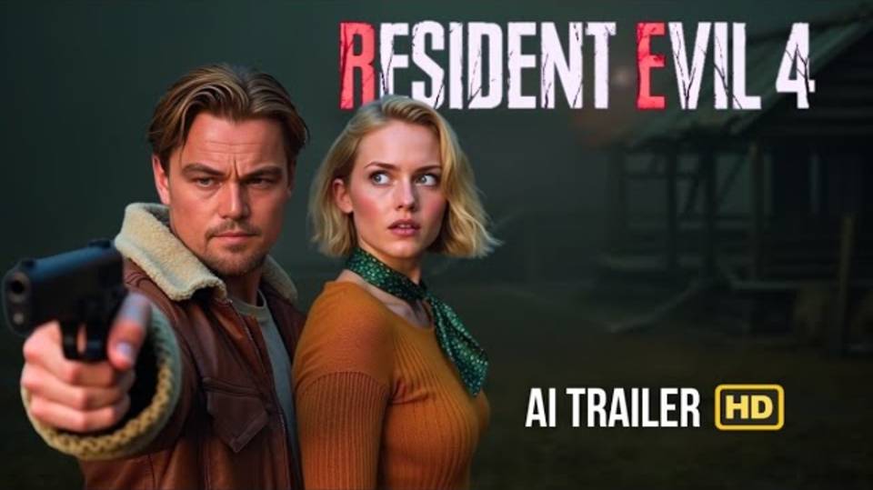 Resident Evil 4 (трейлер 2025 года) - Концепция живого действия Леонардо Ди Каприо _ ТИЗЕР ФИЛЬМА