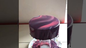 Покрытие торта зеркальной глазурью