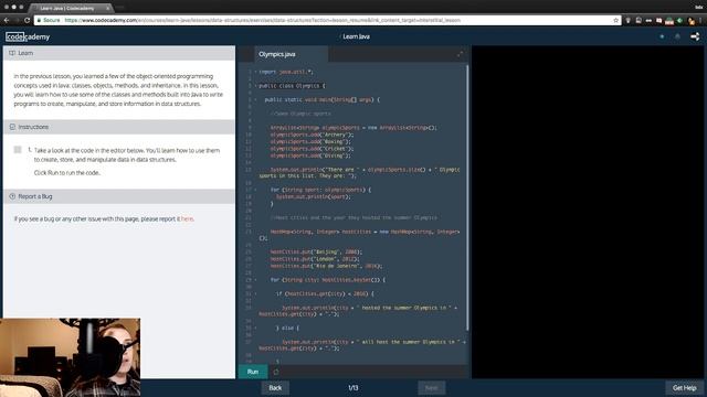 Day 137 - Year of Streaming & Learning to Code #programming #codecademy #bdx_inc