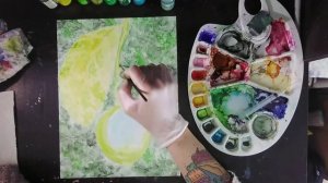 Alcohol Ink 101 💚 let's paint a LIME