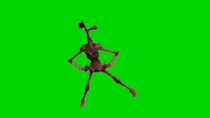 Green Screen Siren Head Dancing to Gangnam Style video effects