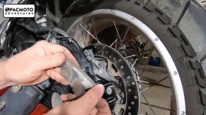 BMW R1250 GSA - Replace Rear Brake Pads