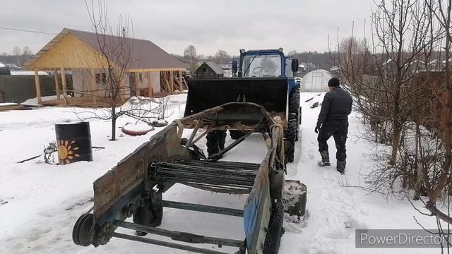 Ремонт картофелекопалки Z-609. Часть 1