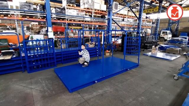 Подготовка животноводческих весов "Эльтон(СК)-3000 (4 х 2 метра) к транспортировке. смотреть онлайн
