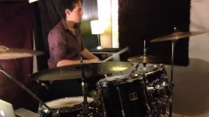 Odd time signature drumming in 13/8 (6/8 on chorus)