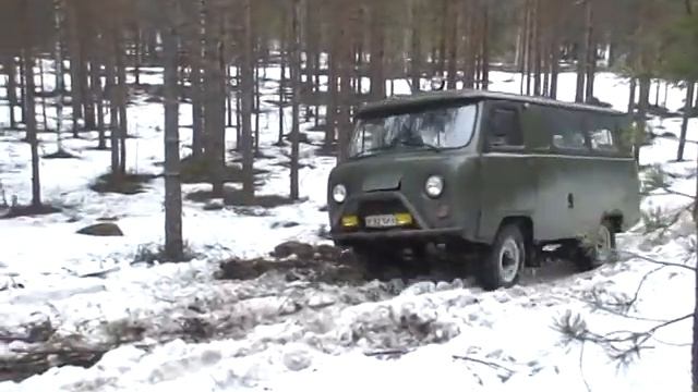 UAZ БУХАНКА зимние покатушки !!! смотреть онлайн