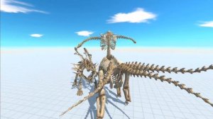 EPIC SKELETON DINOSAURS BATTLE - Animal Revolt Battle Simulator
