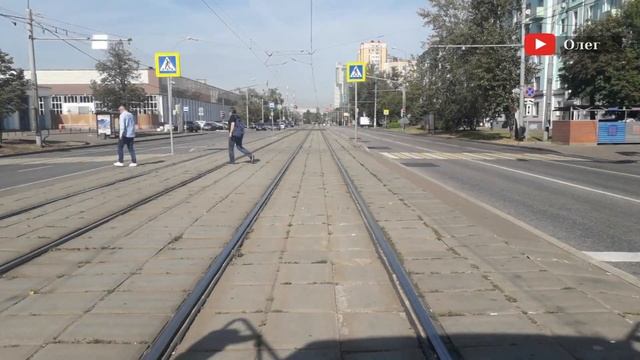 Таймлапс: на трамвае по маршруту 36 платформа Новогиреево - Метрогородок // 6 сентября 2020 // Олег смотреть онлайн