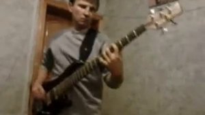 полёт шмеля на бас гитаре