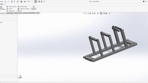 SOLIDWORKS сварная конструкция (деталь)