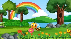 Радуга Учим цвета радуги. Песня для детей. Развивающий мультфильм.
