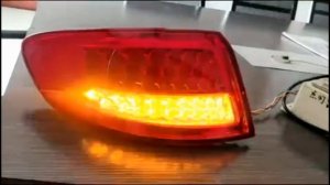 Задние фонари Hyundai Santa Fe 2 и 2 Рестаилинг 2006-12 с бегущим поворотником.