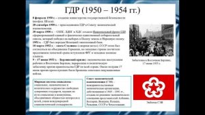 Д.Кирейчев, А.Вострецов, А.Агапова, Т.Комаров Советско германские отношения (1945 - 1961 гг.)