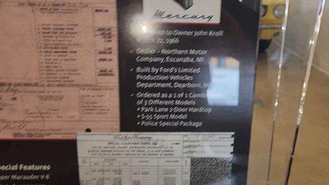 1966 Mercury Park Lane S55 Special Police Interceptor Package @theautomobilegallery.org смотреть онлайн