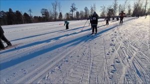 первые на лыжне