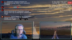 Livestream "Maretimo Lounge Radio Show" stunning HD videoclips & chillhouse by Michael Maretimo CW4