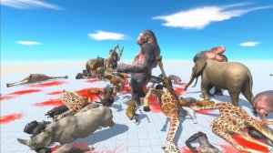 Modern Mammals vs Mutant Primates - Animal Revolt Battle Simulator