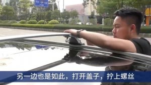 Установка рейлингов на Toyota Highlander 3. Рейлинги Тойота Хайлендер.