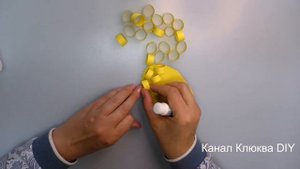 Гиацинт. Поделки из бумаги на 8 марта. Как сделать цветок своими руками.