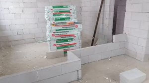 Одноэтажный дом с плоской крышей. Часть 4. Внутреннее утепление крыши. Перегородки