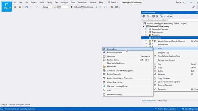 WebAPI #1. Xây dựng RESTful Web API sử dụng NetCore và EntityFramework (Database first)