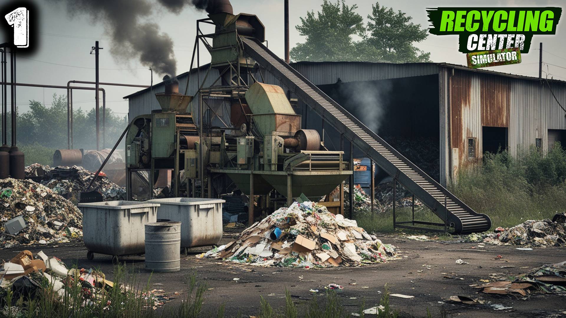 Первый взгляд на игру Recycling center simulator