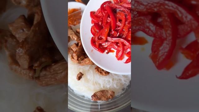 Фунчоза с индюшкой🤤 #food #рецептынакаждыйдень#рецепт#фунчоза#блюда