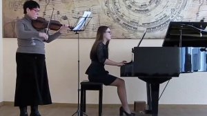 БФККМ iм. I.Карабиця.Й.Гайдн, Соната№6 для скрипки та фортепiано.Ксенiя Сильнiченкова, Дiна Романов