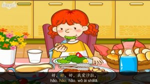 I'm Hungry (我很饿) _ Learning Songs 1 _ Chinese song _ By Little Fox (720p)