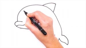 Как нарисовать дельфина для детей / How to Draw dolphin For Children