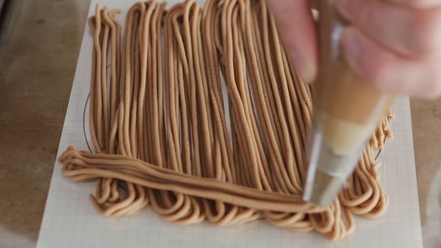 【モンブランタルト】【字幕解説】シェフパティシエが教えます 失敗しない Mont Blanc Tart