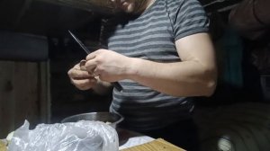 строительство зимовья. были гости. вентиляция и обустройство тамбура