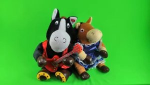 Поющая игрушка "Конь Вороной и Лошадка ЖуЖу"
