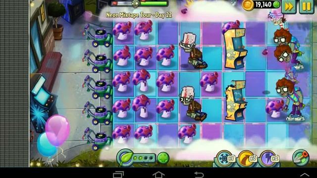 Plants vs. Zombies 2 Neon Mixtape Tour Day 22