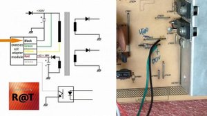 install CA-888 module wiring diagram on TV LCD sharp 42 inch problem power suplly/repair tv