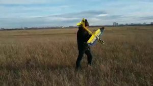 Планер на радио. Freeman glider 1600mm. 15.12.2019год. Первый удачный полет со стабилизацией.