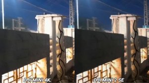 Dji Mini 4k VS Dji Mini 2 SE Camera test Comparison