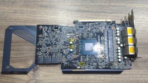 Установка медной пластины AORUS GeForce RTX 3070 Ti MASTER 8G