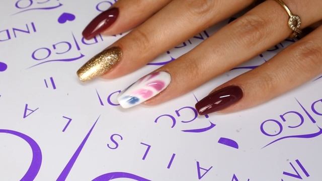 Jesienne paznokcie Indigo | Autumn Nail Art смотреть онлайн