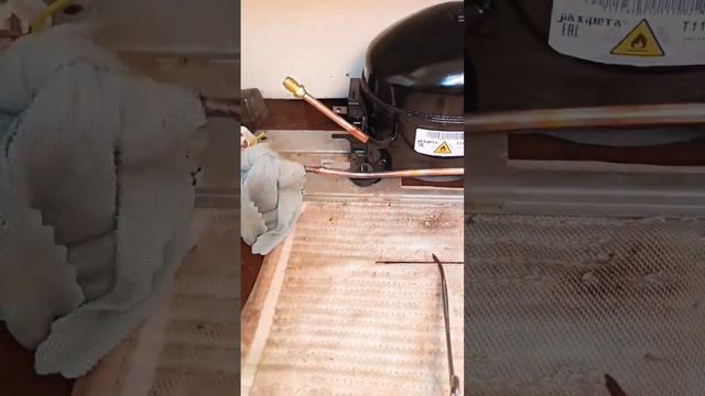 Замена компрессора diy ремонтхолодильников