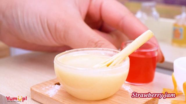 Sweet Miniature Strawberry Cake Decorating | Fresh Miniature Fruit Fondant Cake Recipe | Tiny Cakes