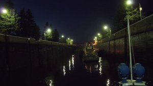 Шлюз № 8 Канала им. Москвы | timelapse | 4K