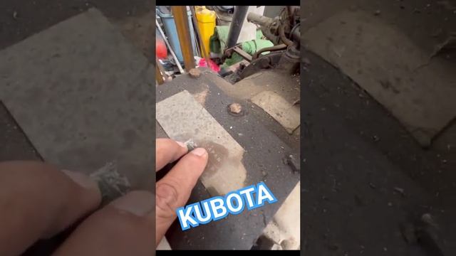 Работа двигателя KUBOTA